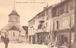 Bourg-Lastic           63         La Poste, Commerces, église   (voir Scan) - Andere & Zonder Classificatie