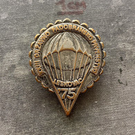 Badge Pin ZN010642 - Parachuting (Fallschirmspringen) Yugoslavia Serbia Leskovac National Championships 1975 - Parachutting