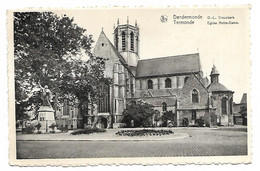 CPSM DENDERMONDE O.L VROUWKERK, TERMONDE, EGLISE NOTRE DAME, Format 9 Cm Sur 14 Cm Environ, BELGIQUE - Dendermonde