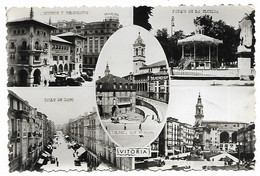 CPSM VITORIA, CALLE DE DATO, CORREOS Y TELEGRAFOS, PARQUE DE LA FLORIDA, IGLESIA SAN VICENTE, PLAZA DE LA VERGEN BLANCA - Álava (Vitoria)