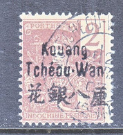 FRENCH  CHINA  KOUANG-TCHEOU  2   (o) - Used Stamps