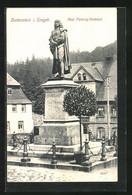 AK Hartenstein I. Erzgeb., Paul Fleming-Denkmal - Hartenstein