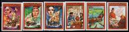 COMOROS (1988) Columbus' Voyages To America. Set Of 6 Imperforates. Scott Nos 657-62. - Komoren (1975-...)