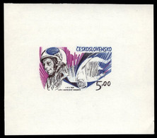 CZECHOSLOVAKIA (1973) Yuri Gagarin. Die Proof In Final Colors. Scott No 1879, Yvert No 1982. - Prove E Ristampe