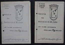 Boletim Do Portucale CB Clube - Banda Do Cidadão - Citizen Band - 2x 1984/1985 - Zeitungen & Zeitschriften