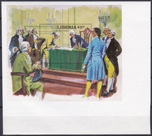 Liberia Sc932 American Revolution, George Washington Signing Of The Constitution, Proof 3, Epreuve - George Washington