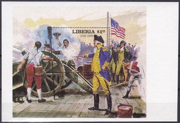 Liberia Sc943 American Revolution, George Washington, Battle Of Yorktown, Bataille, Proof 1, Epreuve - George Washington