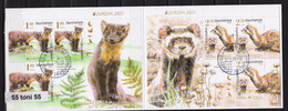 2021 Europa- Fauna Protected Animals Booklet - Used (O) Bulgaria /Bulgarie - 2021