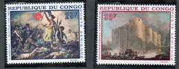 CONGO AERIENS N° 71 & 72 ** MNH Neufs Sans Charnière, TB (D7082) Tableaux Divers, Delacroix - Neufs