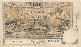 Biljet 100Fr Type Montald 181x106 – 8.11.19 - 100 Francs