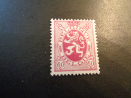 286 60c Paarsroze - Rose-lilas Xx MNH Heraldieke Leeuw - Lion Heraldique - 1929-1937 León Heráldico