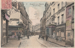 NOGENT Sur MARNE  - La Grande Rue En 1906 - Nogent Sur Marne