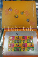 Hong Kong 2019 Lunar New Year Monkey Rooster Dog Pig SPECIMEN Stamps SET In PACK - Autres & Non Classés