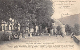 Châteauneuf-les-Bains       63       Hôtel Des Grands Bains .L'heure Des Déjeuners. Joueurs De Boules       (voir Scan) - Sonstige & Ohne Zuordnung