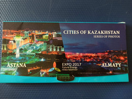 KAZAKHSTAN. ALMATY, ASTANA Capital.  14 Postcards Lot - 2017 EXPO EDITION - Kasachstan