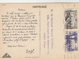 MAROC CARTE IMPRIME PUB IONYL POUR PARIS - Pharmacy