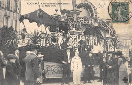 CPA 16 COGNAC CAVALCADE DE LA MI CAREME 2 MARS 1913 - Cognac