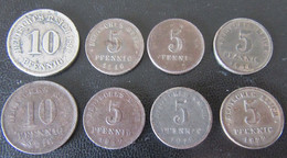 Allemagne / Deutsches Reich - 8 Monnaies Entre 1898 Et 1922 - Collections
