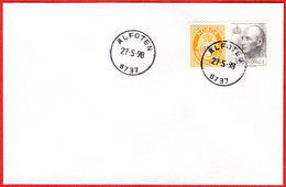 NORWAY - 6737 ÅLFOTEN (Sogn & Fj. County) = Vestland From Jan.1 2020 - Last Day/postoffice Closed On 1998.05.27 - Local Post Stamps