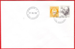 NORWAY - 6734 RUGSUND-LEIRGULEN LPA (Sogn & Fj. County) = Vestland Jan.1 2020 - Last Day/postoffice Closed On 1998.05.27 - Local Post Stamps