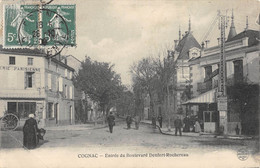 CPA 16 COGNAC ENTREE DU BOULEVARD DENFERT ROCHEREAU - Cognac