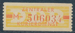 DDR Dienstmarken B 18 Kennbuchstabe M Nachdruck ** Mi. 17,- - Official
