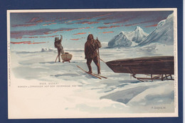 CPA Polaire Polar Pole Expédition Fridtjof NANSEN Norvège Norge Non Circulé Litho Meissner Buch - Otros & Sin Clasificación