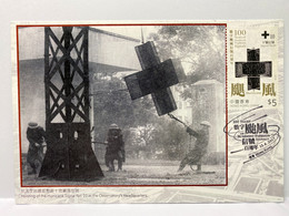 Hoisting The Signals At Observatory, 100 Years Of Numbered Typhoon Signals, Hurricane, Hong Kong Maximum Postcard - Astronomie