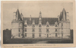 86 GENCAY  Château De La Roche , Vue Prise à L'Est - Gencay