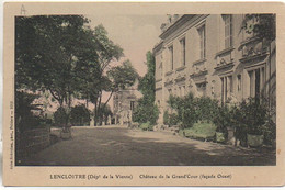 86 LENCLOITRE Château De La Grand'Cour (façade Ouest) - Lencloitre