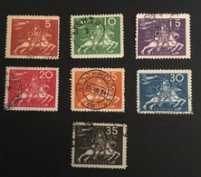Sweden 1924 - Yvert 178 à 184 - Olitérés - Used - Cote 94E - Used Stamps