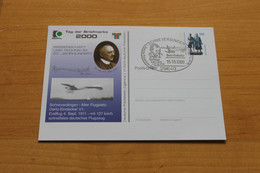 Deutschland; Flugzeug Oertz; Tag Der Briefmarke 2000 Schneverdingen - Private Postcards - Used