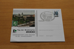 Deutschland; Tag Der Briefmarke 2000 Ebersberg - Privé Postkaarten - Gebruikt