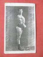 Weightlifting  Strong Man    Russia ?   Slightly Larger 3 3/4 X 6      Ref  4961 - Gewichtheffen