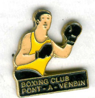 Pin's Boxe Boxing Pont-à-Vendin - Boxe