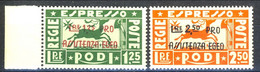 Egeo 1943 SS 41 Occupazione Tedesca. Pro Assistenza Egeo, Espressi N. E3-E4 MNH, Firmati A. Diena E Biondi Cat € 400 - Aegean (German Occ.)