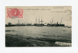!!! GUINEE, CPA DE 1910 POUR LA SUISSE, CACHET DE GUEASSO - Lettres & Documents