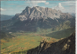 LERMOOS, EHRWALD - Blick Vom Grubigstein Auf Lermoos, Ehrwald Und Zugspitzmassiv, Tiroler Zugspitzbahn - Lermoos