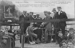 CHATEAU - REGNAULT - BOGNY - Concours De Pêche -TRES BEAU PLAN ANIME - Le 11 Aout 1907 - Sonstige Gemeinden