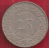 SURINAM 25 CENT - 1962 - Suriname 1975 - ...