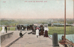 247 – Vintage 1905-1910 - Saint-Anne-de- Beaupré Québec – Animation – Shrine - By Montreal Import Co.  - 2 Scans - Ste. Anne De Beaupré