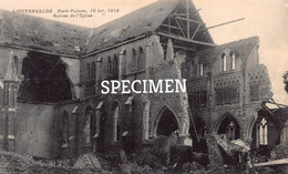 Kerk-Puinen 1918  - Lichtervelde - Lichtervelde