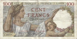 France Billet  Cent Francs  1940 - Sin Clasificación