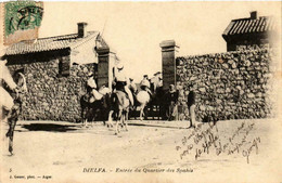 CPA AK Geiser 5 DJELFA - Entrée Du Quartier Des Spahis ALGERIA (764528) - Djelfa