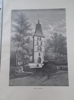 Dilbeek Itterbeek Gravure Kerk Van Itterbeek, Puttaert, 1892 - Dilbeek