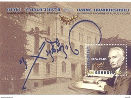 2016. Georgia, Ivane Javakishvili, Georgian Prominent Figire, S/s, Mint/** - Georgië