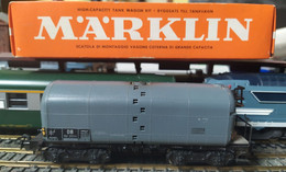 HO MARKLIN Wagon-citerne De Grande Capacité De La DB Ref 4921 - Goods Waggons (wagons)