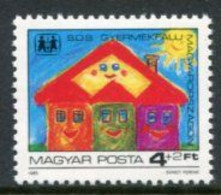 HUNGARY 1985 SOS Children's Villages MNH /**.  Michel 3797 - Unused Stamps