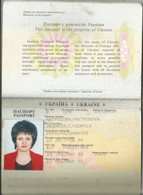 Ukraine 2000 Foreign Passport Pretty Girl Passeport Reisepass - Historical Documents