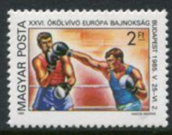 HUNGARY 1985 European Boxing Championship MNH / **  Michel 3750 - Neufs